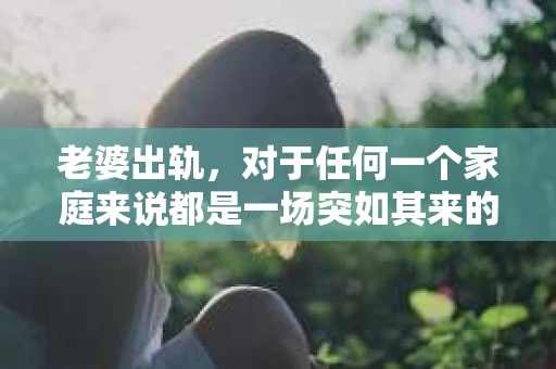 老婆出轨，对于任何一个家庭来说都是一场突如其来的风暴。面对这样的困境，如何挽回婚姻，重拾家庭的和谐，成为了许多人迫切想要了解的问题。今天，我们就来聊聊这个敏感而现实的话题——老婆出轨最好的挽回办法。