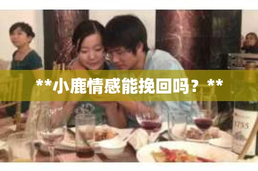 **小鹿情感能挽回吗？**