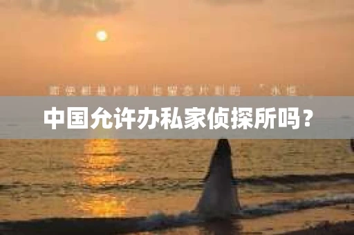 中国允许办私家侦探所吗？
