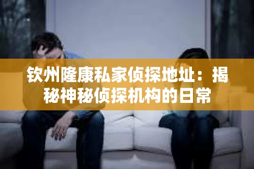 钦州隆康私家侦探地址：揭秘神秘侦探机构的日常