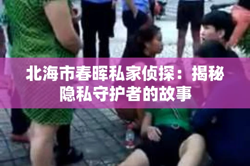 北海市春晖私家侦探：揭秘隐私守护者的故事