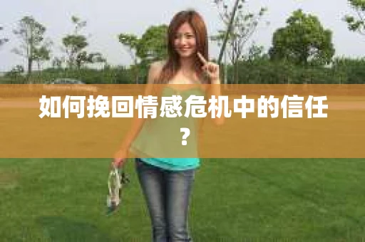 如何挽回情感危机中的信任？