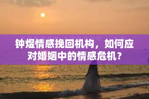 钟煜情感挽回机构，如何应对婚姻中的情感危机？