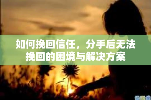 如何挽回信任，分手后无法挽回的困境与解决方案