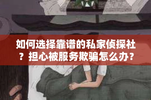 如何选择靠谱的私家侦探社？担心被服务欺骗怎么办？